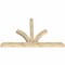 Ekena Millwork Richland Rough Sawn Timber Gable Bracket, Douglas Fir, 108"W x 68"H x 6"D x 6"F, 15/12 Pitch GBW108X68X0606RIC00RDF - alternate 4